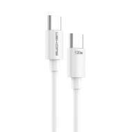 Εικόνα της Καλώδιο Φόρτισης WK WDC-175 USB-C σε USB-C PD 120W 1.2m Λευκό