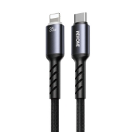Εικόνα της Καλώδιο Φόρτισης με LED WK WDC-C15 USB-C to Lightning PD 35W 1.2m Μαύρο