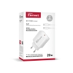 Εικόνα της Φορτιστής Σπιτιού GaN PD 20W Element CH-150C 1 Θέσης, με καλώδιo USB-C 65W 1m Λευκό