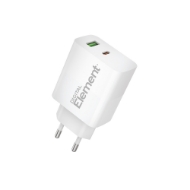 Εικόνα της Φορτιστής Σπιτιού GaN PD 30W Element CH-200 2 Θέσεων Λευκό