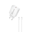 Εικόνα της Φορτιστής Σπιτιού GaN PD 30W Element CH-250C 1 Θέσης, με καλώδιο USB-C 65W 1m Λευκό