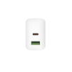 Εικόνα της Φορτιστής Σπιτιού GaN PD 45W Element CH-350 2 Θέσεων, με καλώδιο USB-C 65W 1m Λευκό
