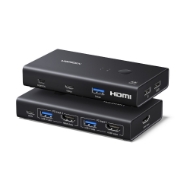 Εικόνα της KVM Switch 2 θέσεων USB/HDMI UGREEN AK502 75246