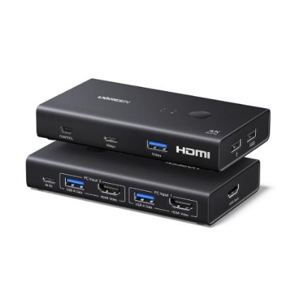 Εικόνα της KVM Switch 2 θέσεων USB/HDMI UGREEN AK502 75246