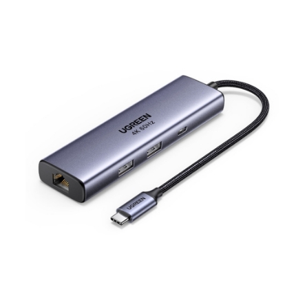 Εικόνα της USB-C Docking Station 6 σε 1 UGREEN CM512 75643