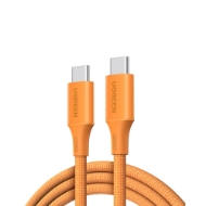Εικόνα της Καλώδιο Φόρτισης UGREEN L502 95493 USB-C σε USB-C PD 100W 1m Πορτοκαλί