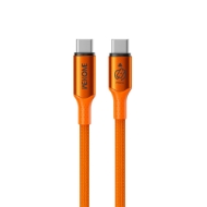 Εικόνα της Καλώδιο Φόρτισης WK WDC-C23 USB-C σε USB-C PD 140W 1.2m Πορτοκαλί
