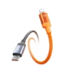 Picture of Charging Cable WK WDC-C19 USB-C to Lightning PD 35W 1.2m Black-Orange