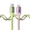 Picture of Charging Cable WK WDC-C19 USB-C to Lightning PD 35W 1.2m Pink-Green