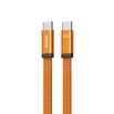Εικόνα της Καλώδιο Φόρτισης WK WDC-C16 USB-C σε USB-C PD 65W 1.2m Πορτοκαλί