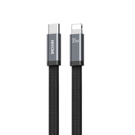 Εικόνα της Καλώδιο Φόρτισης WK WDC-C17 USB-C σε Lightning PD 35W 1.2m Μαύρο