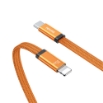 Εικόνα της Καλώδιο Φόρτισης WK WDC-C17 USB-C σε Lightning PD 35W 1.2m Πορτοκαλί