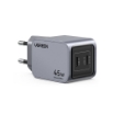 Εικόνα της Φορτιστής Σπιτιού GaN PD 45W UGREEN X707 35008 2 Θέσεων Γκρι