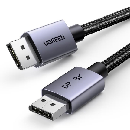 Εικόνα της Καλώδιο DP 1.4 M/M 8K/60Hz UGREEN DP120 45039 5m Μαύρο