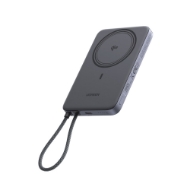 Εικόνα της Power Bank 10000mAh 25W Qi2 UGREEN PB570 75982B με Ασύρματη Φόρτιση Magnetic και καλώδιο USB-C Μαύρο