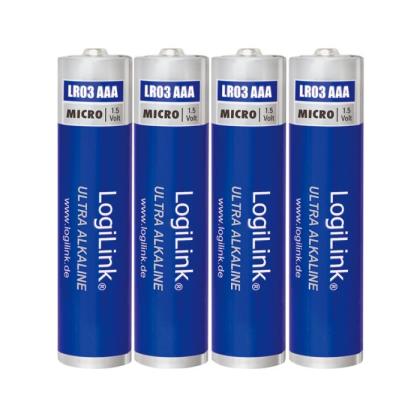 Battery AAA Alkaline Logilink LR03B4 4pcs