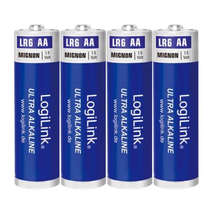 Battery AA Alkaline Logilink LR6B4 4pcs