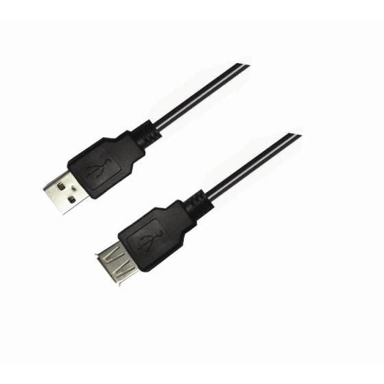 Cable USB M/F 5m Aculine USB-003