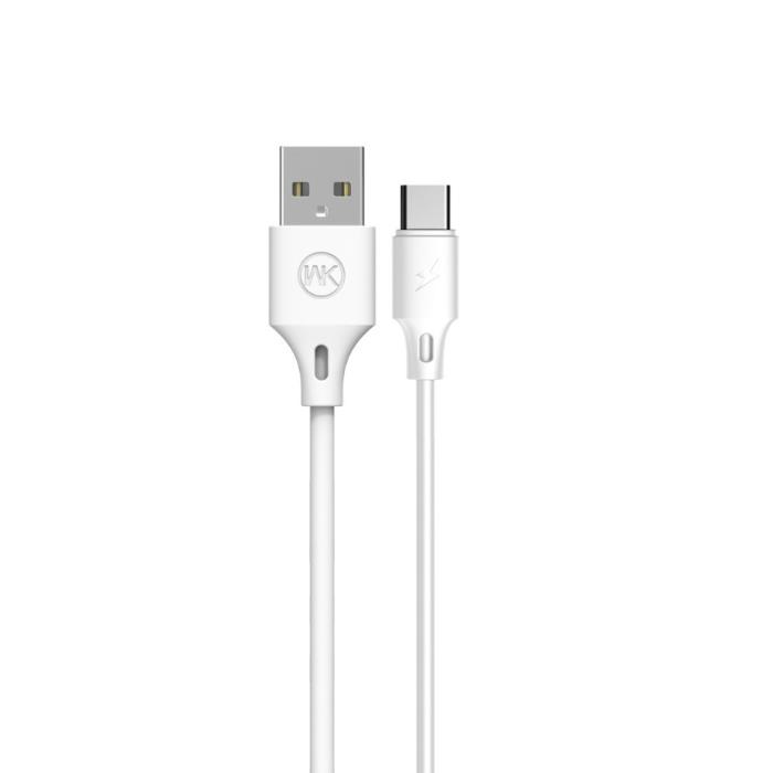 Charging Cable WK TYPE-C White 1m Full Speed Pro WDC-092 2.4A