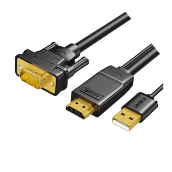 HDMI to VGA  Converter/Cable w/o Audio UGREEN MM101 1,5m 30449