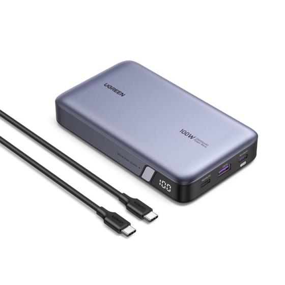 Power Bank UGREEN 20000mAh 100W PDx2 & QC3.0x1 PB720 25188
