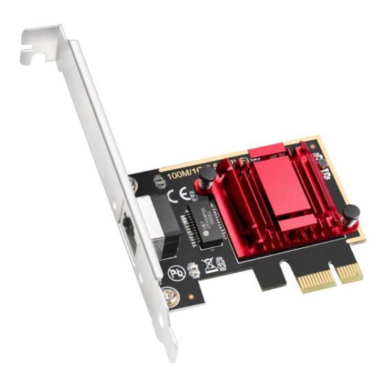 PCIe Networking Adapter 2.5 Gbps Cudy PE25